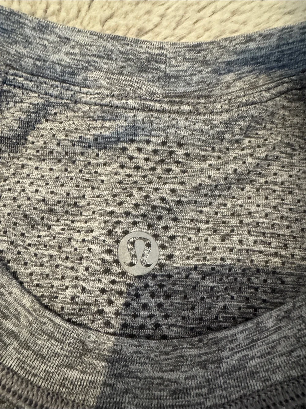 lululemon athletica Heathered Gray Muscle Tee